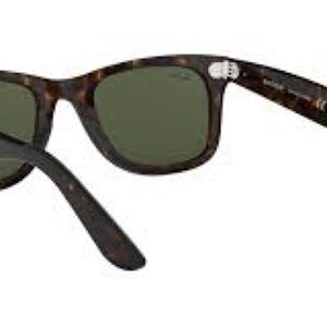 Ray-Ban Tortoise Shell Sunglasses with Green Lenses